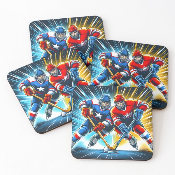 Item preview, bright emblem of hockey players hockey mens goalkeepers designed and sold by orthodox-icon.