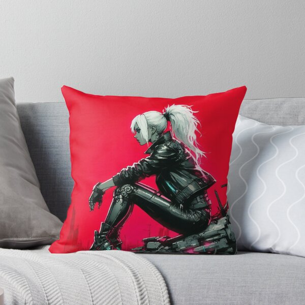 Item preview, Cyberpunk  girl on the ruins designed and sold by RESToRAPTOR.