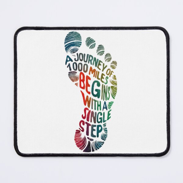 Item preview, A Journey Of 1000 Miles designed and sold by Angry Swan Designs.