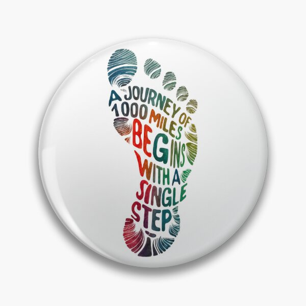 Item preview, A Journey Of 1000 Miles designed and sold by Angry Swan Designs.