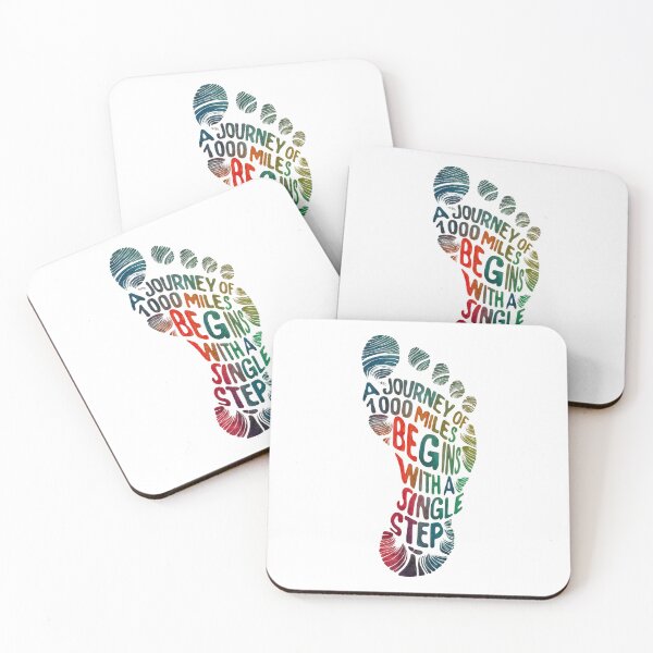 Item preview, A Journey Of 1000 Miles designed and sold by Angry Swan Designs.