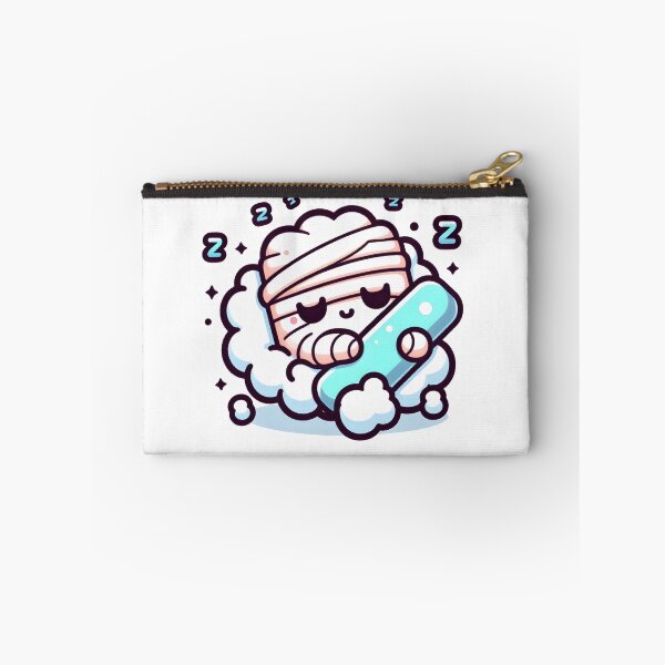 Item preview, Kawaii Effervescent Mummy Sleeping With Fluffy Pillow designed and sold by CanvasCutie.