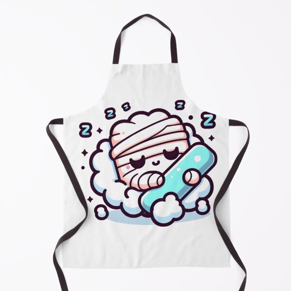 Item preview, Kawaii Effervescent Mummy Sleeping With Fluffy Pillow designed and sold by CanvasCutie.
