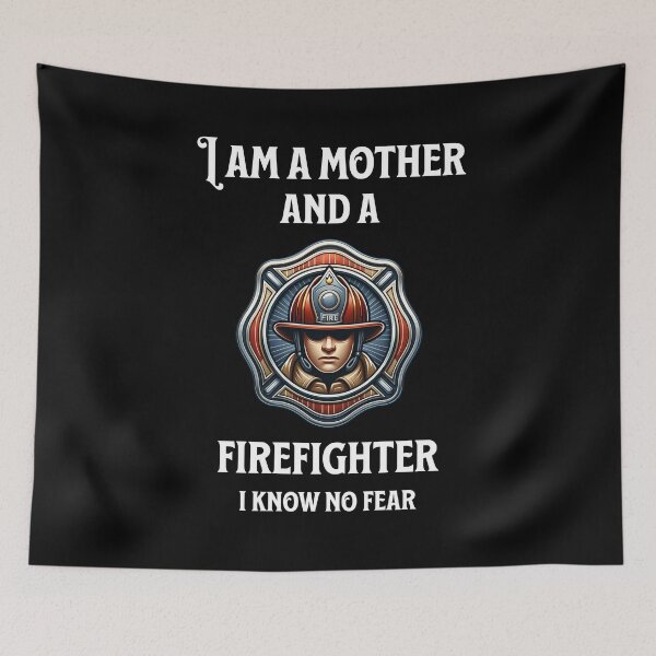 Item preview, I am a mother and a firefighter, I know no fear designed and sold by Pflugart.