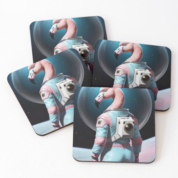 Item preview, Pink Space Flamingo  designed and sold by Sidney Graf.