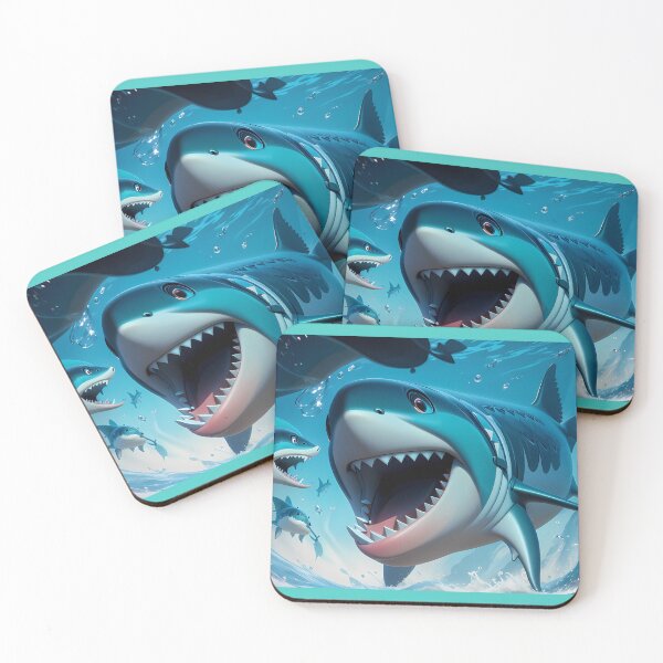 Item preview, Shark cartooni  designed and sold by Juliet  Thomas.