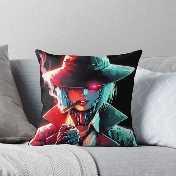 Item preview, Cyberpunk mafia girl with cigar designed and sold by RESToRAPTOR.