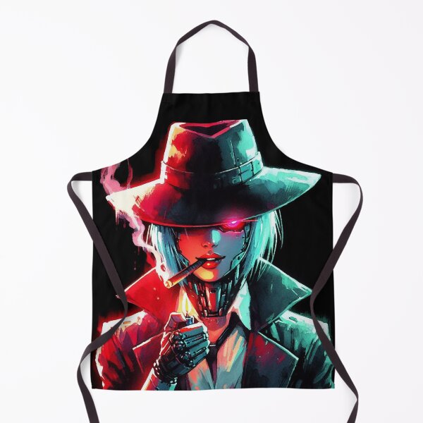 Item preview, Cyberpunk mafia girl with cigar designed and sold by RESToRAPTOR.