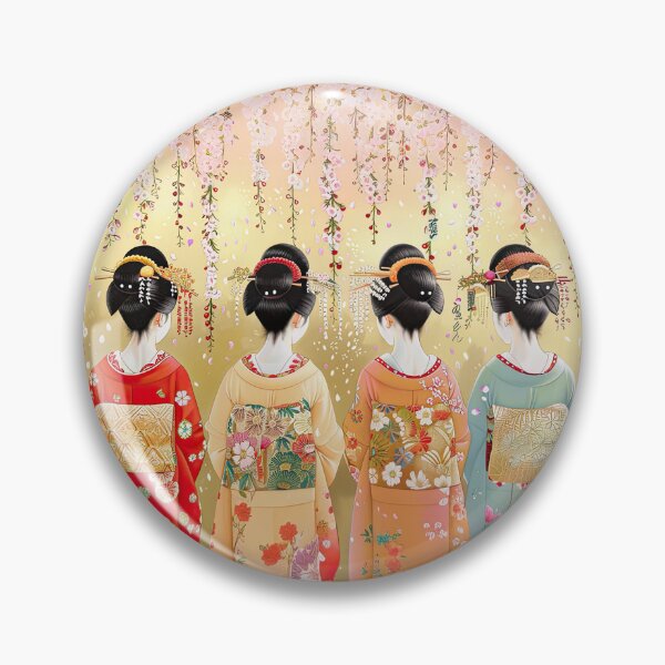 Item preview, Japanese Maiko and Cherry Blossom designed and sold by kansaikate.