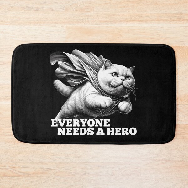 Item preview, Super Cat Hero BKH white British Shorthair Gift designed and sold by Pineapple-Tree.