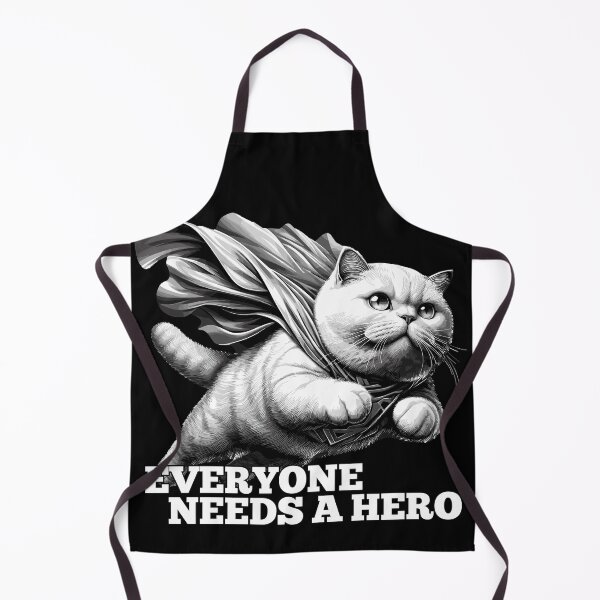 Item preview, Super Cat Hero BKH white British Shorthair Gift designed and sold by Pineapple-Tree.