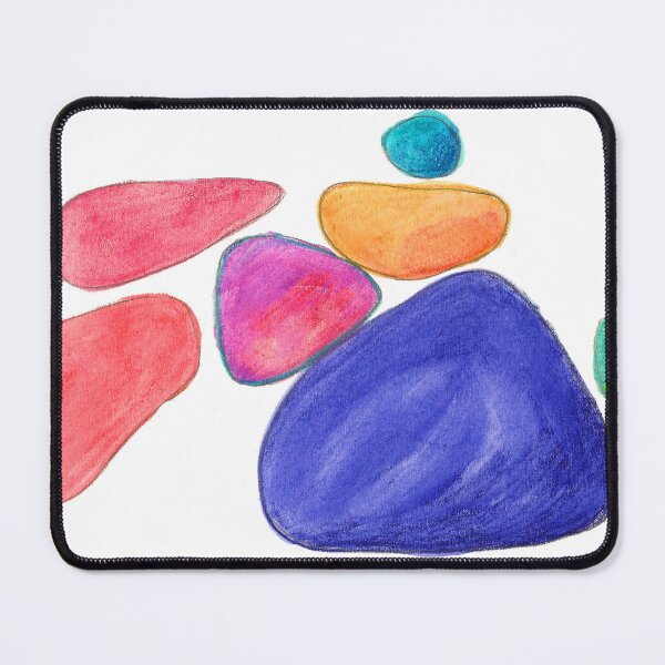 Item preview, blue rock designed and sold by Tereza Pilar Art.