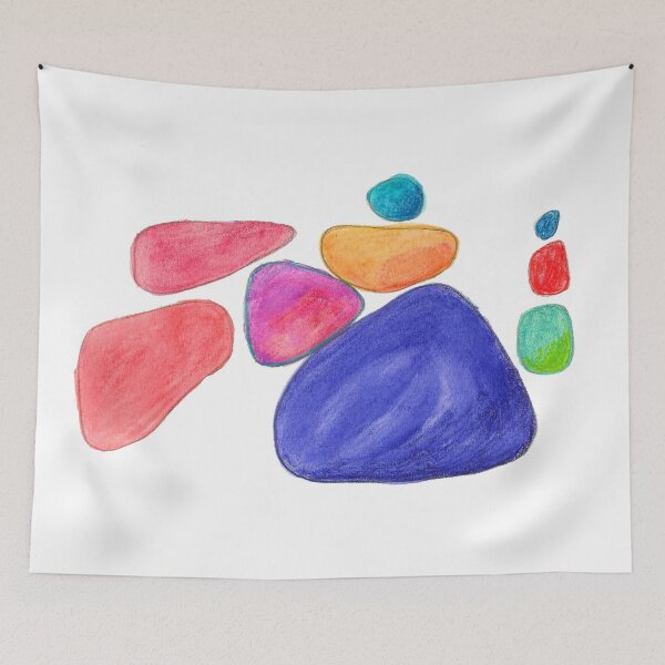 Item preview, blue rock designed and sold by Tereza Pilar  Art.