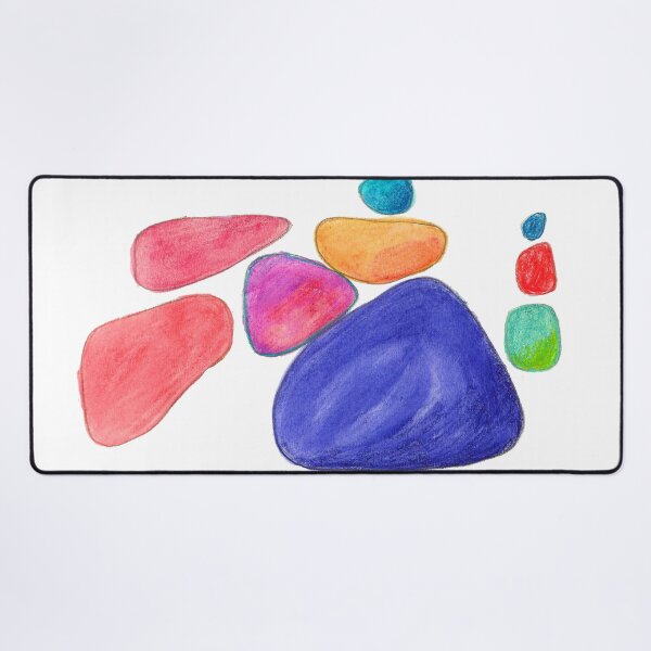 Item preview, blue rock designed and sold by Tereza Pilar Art.
