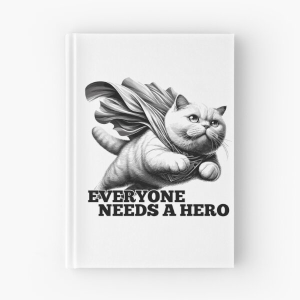 Item preview, Super Cat Hero BKH white British Shorthair Gift designed and sold by Pineapple-Tree.