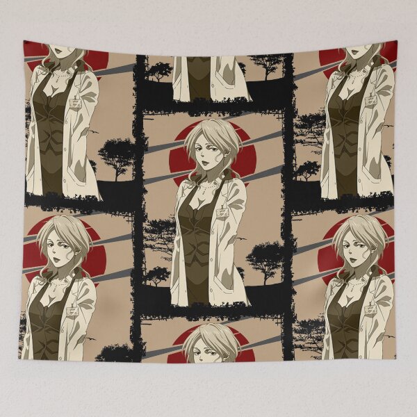 Item preview, Shion Karanomori Psycho Pass Retro Landscape Design designed and sold by Wafusaurus.