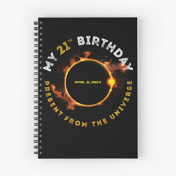 Item preview, Solar Eclipse 2024 21th Birthday Present April 4 Totality designed and sold by NUMAcreations.