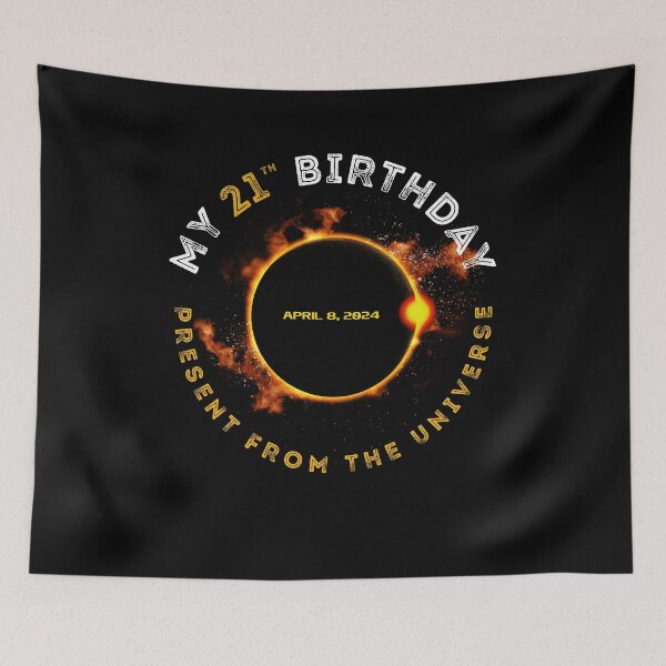 Item preview, Solar Eclipse 2024 21th Birthday Present April 4 Totality designed and sold by NUMAcreations.