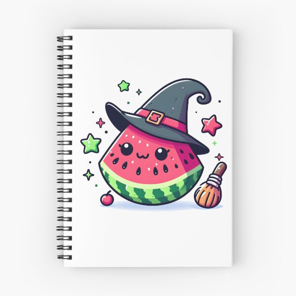 Item preview, Kawaii Witchy Watermelon designed and sold by CanvasCutie.