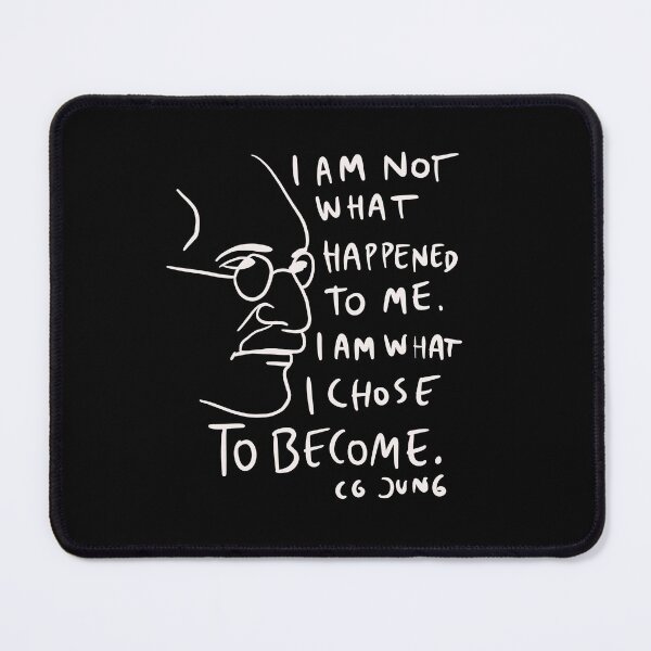 Item preview, CG Jung Quote - I Am Not What Happened To Me designed and sold by isstgeschichte.