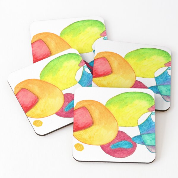 Item preview, abstract yellow and blue designed and sold by Tereza Pilar  Art.