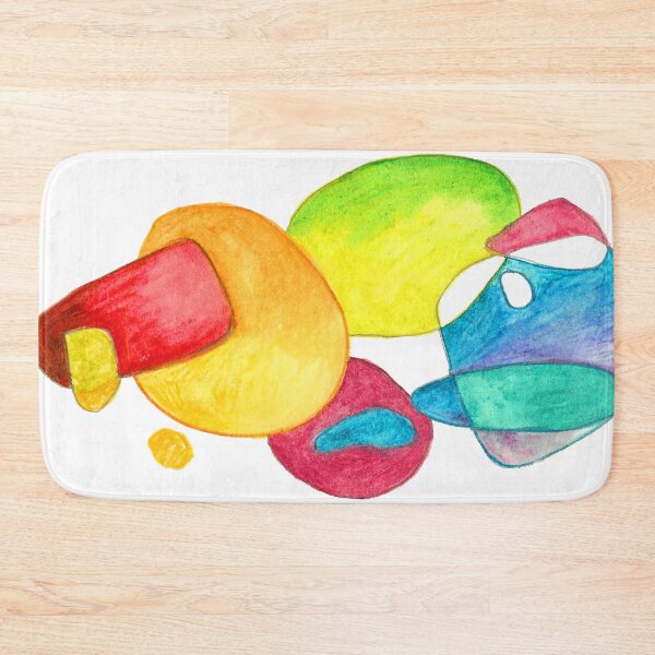 Item preview, abstract yellow and blue designed and sold by Tereza Pilar  Art.