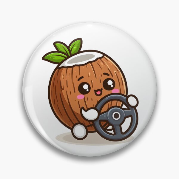 Artikelvorschau, Kawaii Coconut: Lenkrad entworfen und verkauft von CanvasCutie.