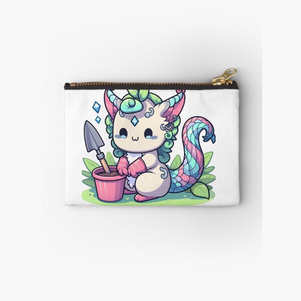 Item preview, Kawaii Delightful Chimera With Gardening Gloves Gardening designed and sold by CanvasCutie.
