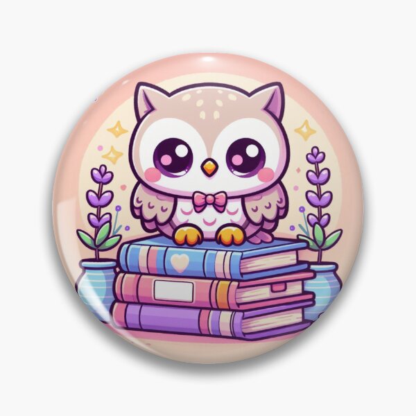 Item preview, Hootie & Her Books. designed and sold by JMKarts.
