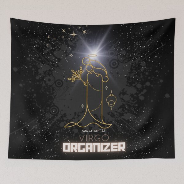 Item preview, Celestial Perfection: Virgo Zodiac Sign Collection "black" designed and sold by IDoMatterROSASS.