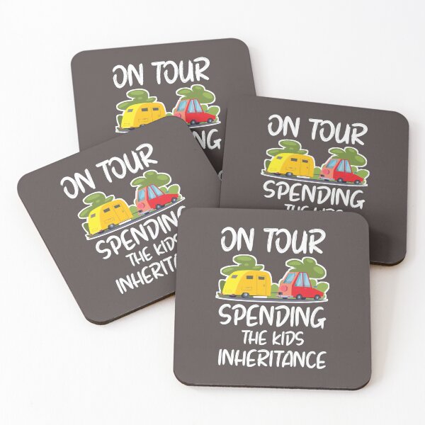 Item preview, On Tour (Caravaning) Spending the Kids Inheritance designed and sold by ArtandBeauty-UK.