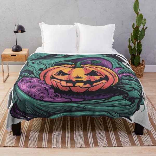 Item preview, vibrant Halloween pumpkin designed and sold by 90's Misaki.