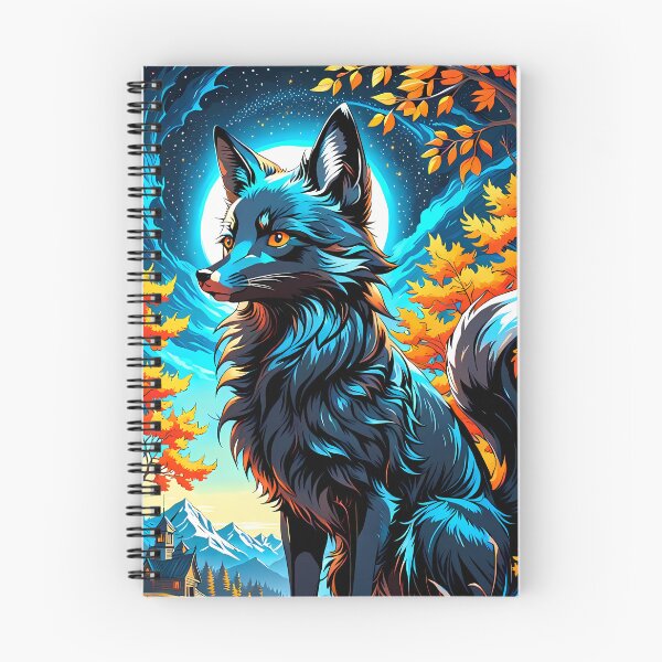 Item preview, Black Fox in Autumn, Ai Generated Art  designed and sold by ACC .