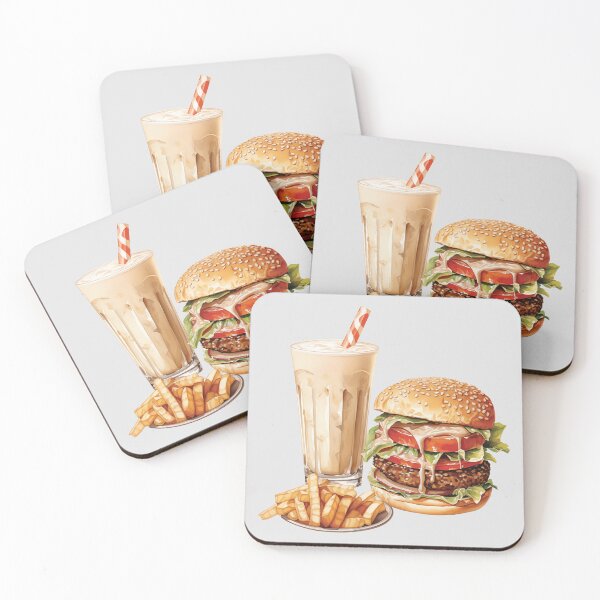 Item preview, Beef Cheeseburger, Fries and Milkshake designed and sold by Alicia Chee.
