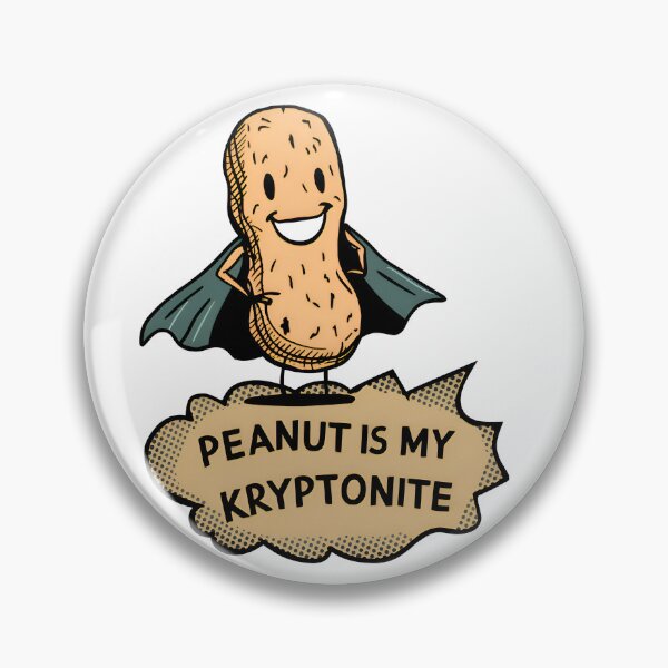Item preview, Peanut is my Kryptonite - Kids peanut allergy designed and sold by BobaTeeStore.