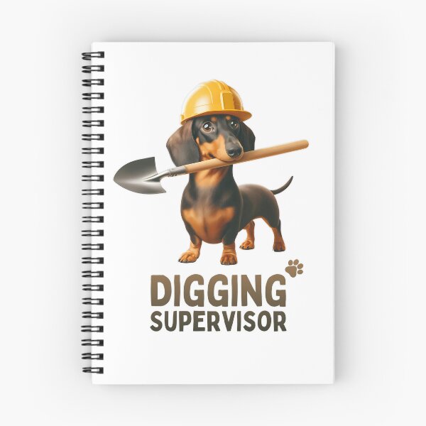 Item preview, Digging Supervisor - Expert Dachshund on Duty - Colorful designed and sold by hijackhippo.