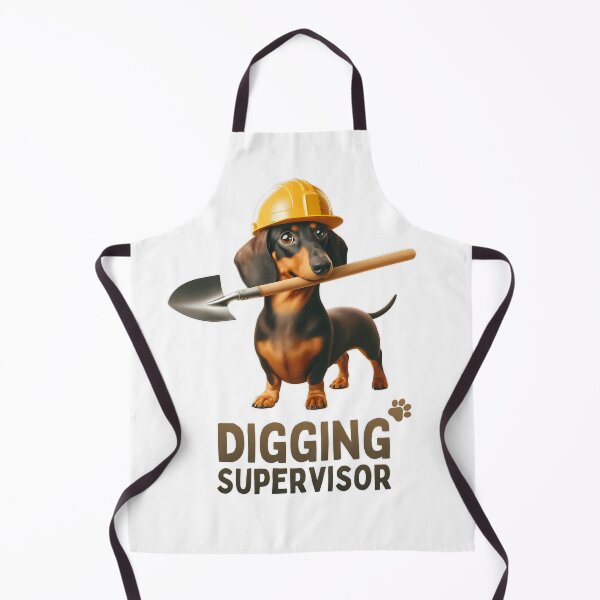 Item preview, Digging Supervisor - Expert Dachshund on Duty - Colorful designed and sold by hijackhippo.