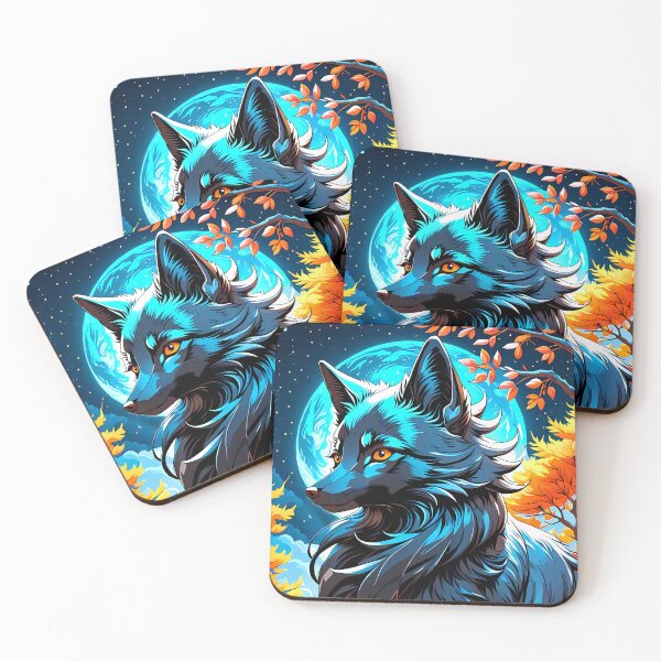 Item preview, Black Fox in Autumn, Ai Generated Art  designed and sold by ACC .