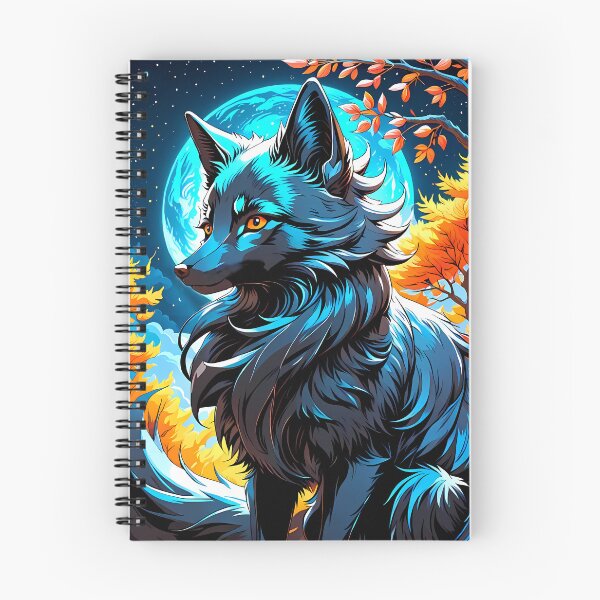 Item preview, Black Fox in Autumn, Ai Generated Art  designed and sold by ACC .