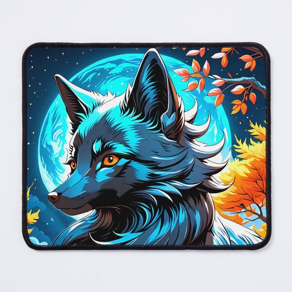 Item preview, Black Fox in Autumn, Ai Generated Art  designed and sold by ACC .