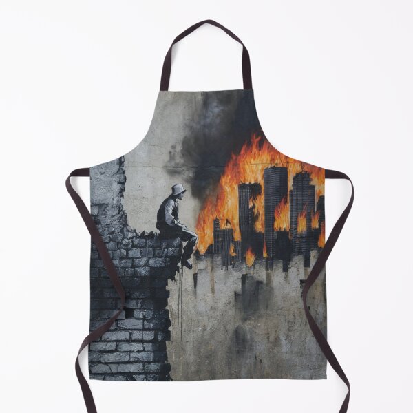 Item preview, Burning City Stencil Graffiti designed and sold by Bomax121.