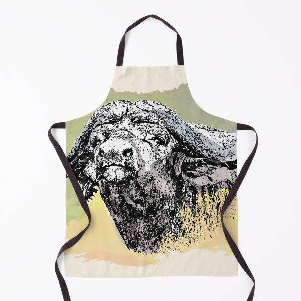 Item preview, African Buffalo Bull Watercolor Painting for Buffalo Fans designed and sold by Scotch Macaskill.