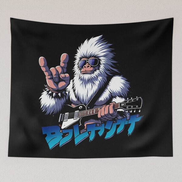 Item preview, Bigfoot Rocker designed and sold by Funny Vintage Stickers And T-Shirts.