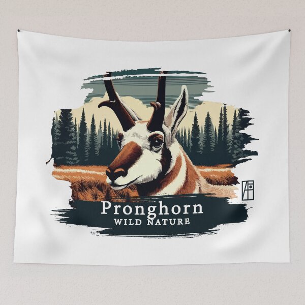 Item preview, Pronghorn - WILD NATURE - PRONGHORN -2 designed and sold by ArtProjectShop.