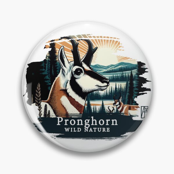 Item preview, Pronghorn - WILD NATURE - PRONGHORN -4 designed and sold by ArtProjectShop.