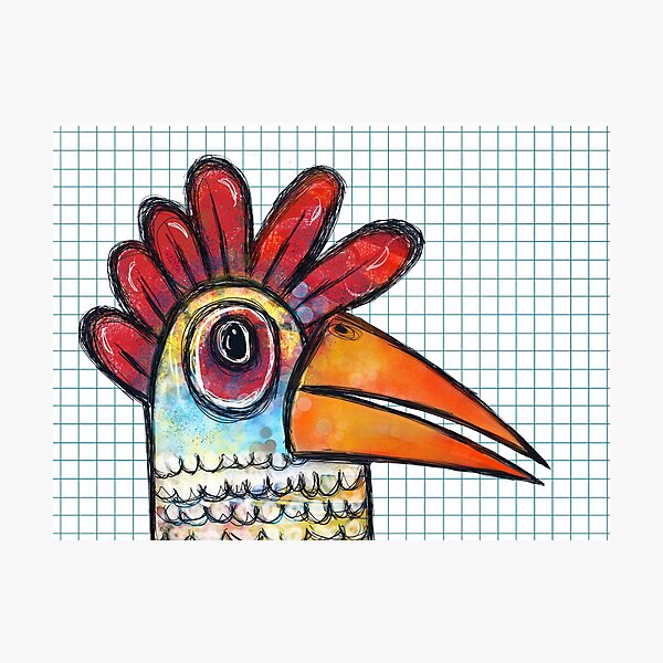 Chicken Scratch Photographic Print