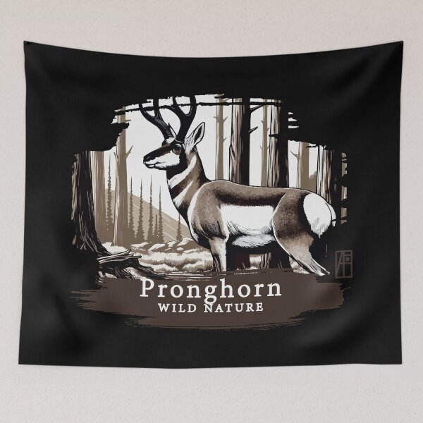 Item preview, Pronghorn - WILD NATURE - PRONGHORN -7 designed and sold by ArtProjectShop.