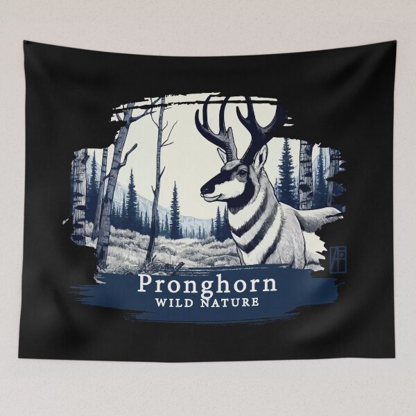 Item preview, Pronghorn - WILD NATURE - PRONGHORN -9 designed and sold by ArtProjectShop.
