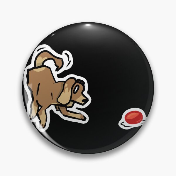 Item preview, #041 Playful Dog with Ball designed and sold by Jasmine Froley.