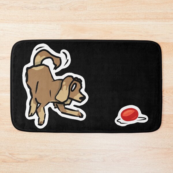 Item preview, #041 Playful Dog with Ball designed and sold by Jasmine Froley.